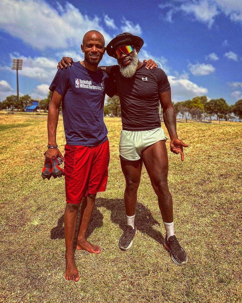 Xola Mlambo has been training with Vusi Mavreka Hl
