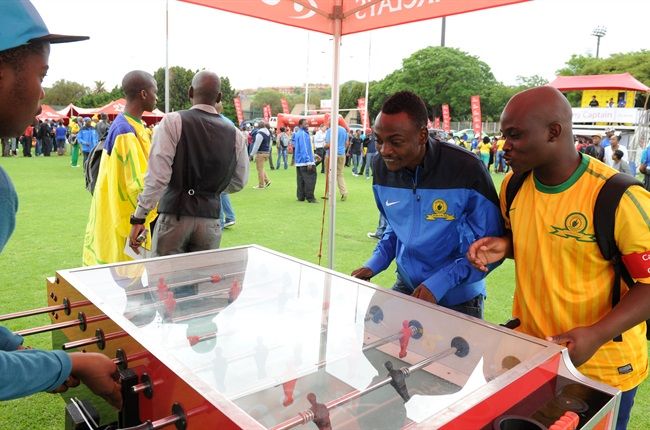 Mukuka Mulenga Training At Mamelodi Sundowns