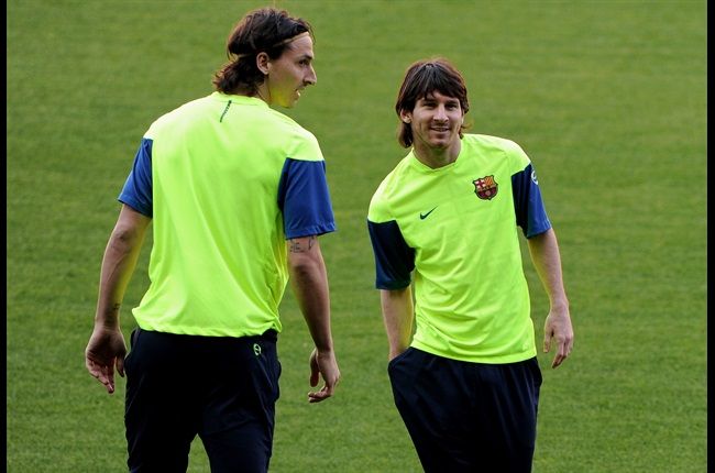 Messi Jokes With Zlatan