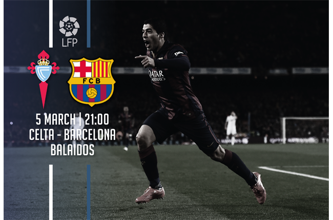 La Liga Starting XI: Celta Vigo v Barcelona, 5 April 2015
