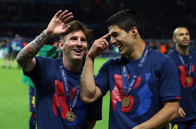 Luis Suarez Says Playing With Lionel Messi & Andreas Iniesta Makes Things Easier